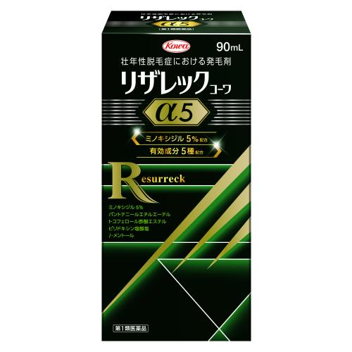Resalec Kowa α5 Minoxidil Topical Solution Package