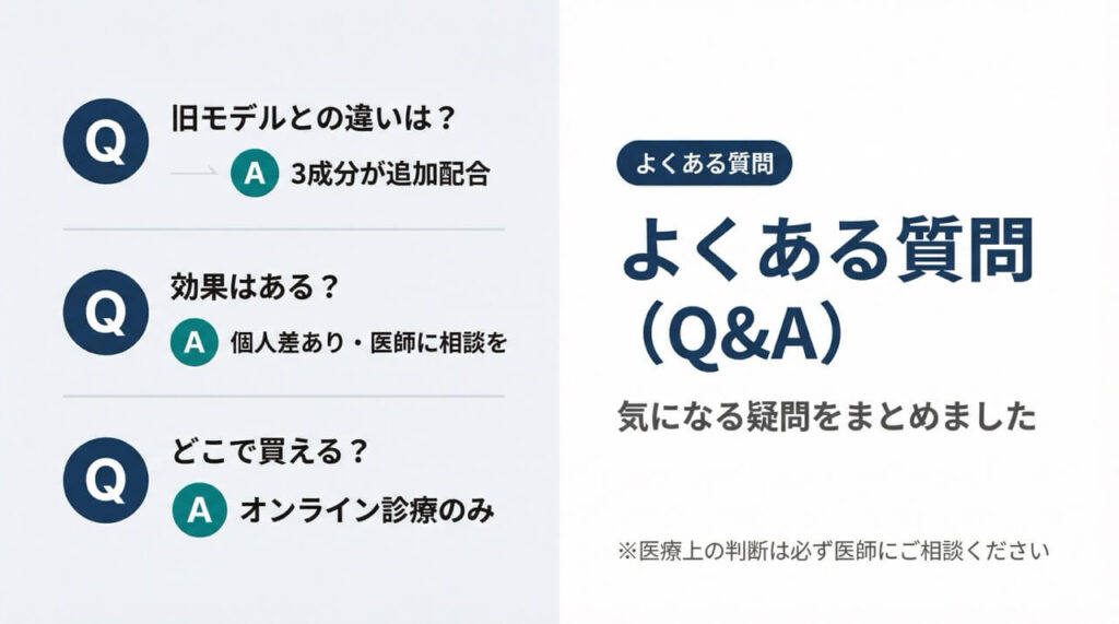 塗るフィナスEXに関するよくある質問と回答|旧モデルとの違い・効果・購入方法など(※医療上の判断は必ず医師にご相談ください)